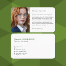 Search for health coach business cards Minimalist