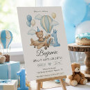 Search for teddy bear birthday invitations Baby boy