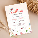Search for ladybug 1st birthday Insect party