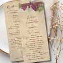 Search for parchment paper wedding programs Couple