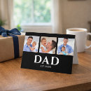 Search for modern fathers day cards Black white