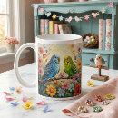 Search for parakeets mugs Blue parakeet