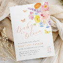 Search for enchanted garden baby shower invitations Butterfly