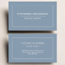Search for blue border business cards Geometric