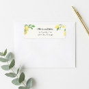 Search for citrus return address labels Watercolor
