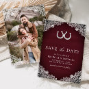Search for horseshoe save the dates Barn wood