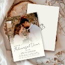 Search for casual rehearsal dinner invitations Typography