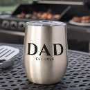 Search for fathers day tumblers Black white