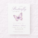 Search for purple butterfly baby shower invitations Whimsical