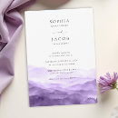 Search for purple mountain invitations Forest