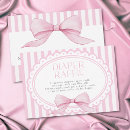 Search for scalloped ribbon invitations Its a girl