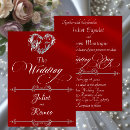 Search for red heart wedding invitations Elegant