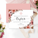 Search for girl baptism thank you cards Blush pink