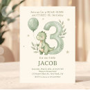 Search for 3 year old birthday invitations Dinosaur birthday party