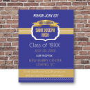 Search for 50th class reunion cards invites Blue