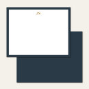 Search for gold note cards Monogrammed