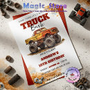 Search for monster bash birthday invitations Big tires