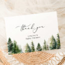Search for pine tree thank you cards Elegant