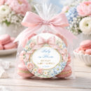 Search for vintage bow stickers Girl baby shower