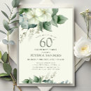 Search for for her 60th birthday invitations Elegant