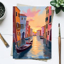 Search for gondola postcards Watercolor