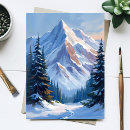 Search for mountain painting postcards Winter