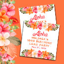 Search for luau birthday party stickers Watercolor