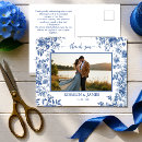 Search for baroque photo cards French blue toile