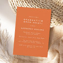 Search for orange graduation invitations Minimalist