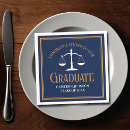 Search for law school graduation napkins Scales of justice