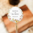 Search for romantic garden wedding stickers Botanical