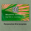 Search for palm business cards Qr code