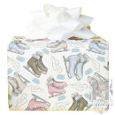 Search for ice skate wrapping paper Pink