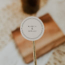 Search for beige wedding stickers Bride and groom names