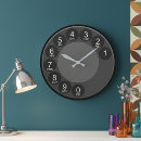 Search for retro telephone clocks Black