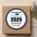 Search for navy gold stickers Graduate