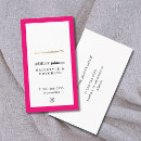 Search for pink and gold business cards Simple