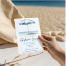 Search for beach umbrella invitations Blue