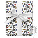 Search for police wrapping paper Blue
