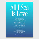 Search for sea invitations Retro