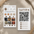 Search for social network business cards Content creator