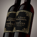 Search for vintage wine labels Black and gold