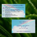 Search for salvation business cards Christian