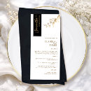 Search for elegant dinner menus Black