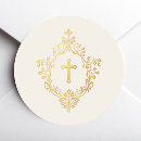 Search for christian wedding stickers Ivory