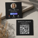 Search for influencer business cards Qr code