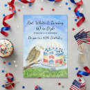 Search for bald eagles invitations Watercolor