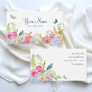 Search for spring bloom business cards Blue