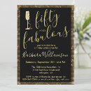 Search for glam 50th birthday invitations Elegant birthday party