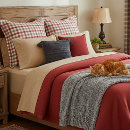 Search for red plaid pillowcases Country